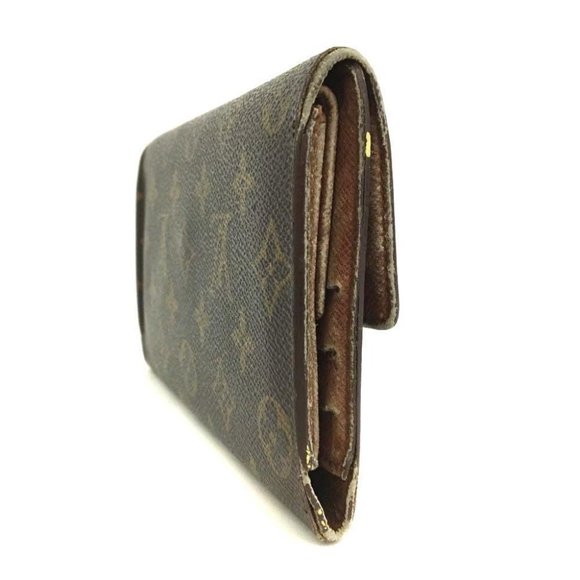 076076D Louis Vuitton Wallet Long Porte Tresor International Trifold Monogram - Picture 3 of 9